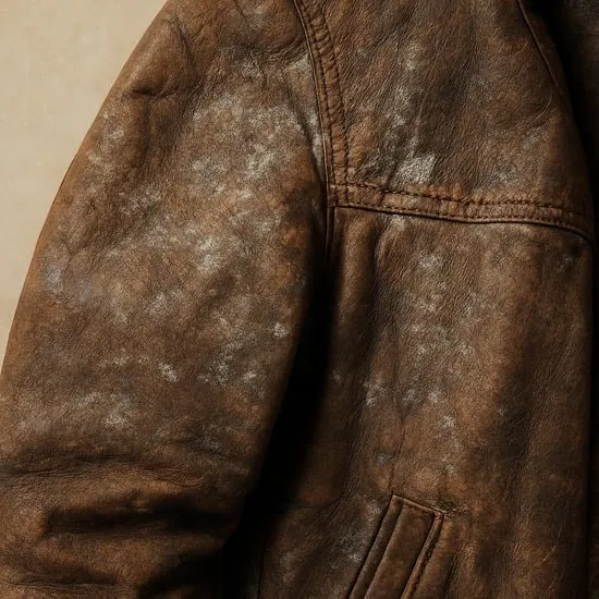 Chaqueta con moho gris Cómo limpiar el moho del cuero