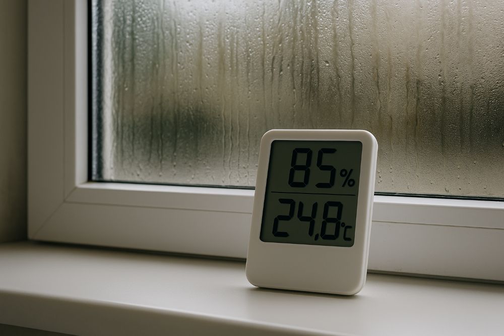 Higrómetros Ventana con condensación Ventilación y control de humedad